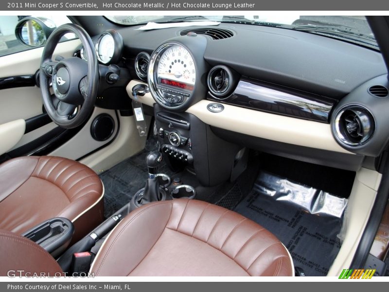 Hot Chocolate Metallic / Hot Chocolate Lounge Leather 2011 Mini Cooper S Convertible