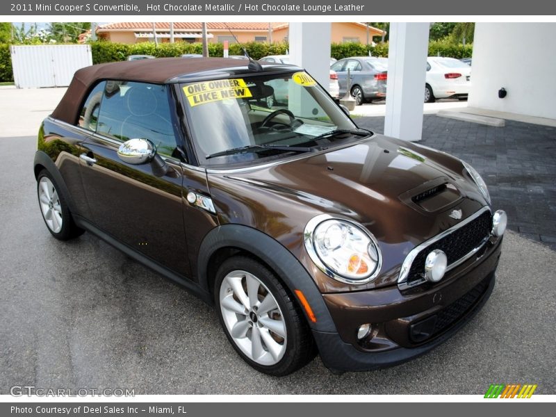 Hot Chocolate Metallic / Hot Chocolate Lounge Leather 2011 Mini Cooper S Convertible