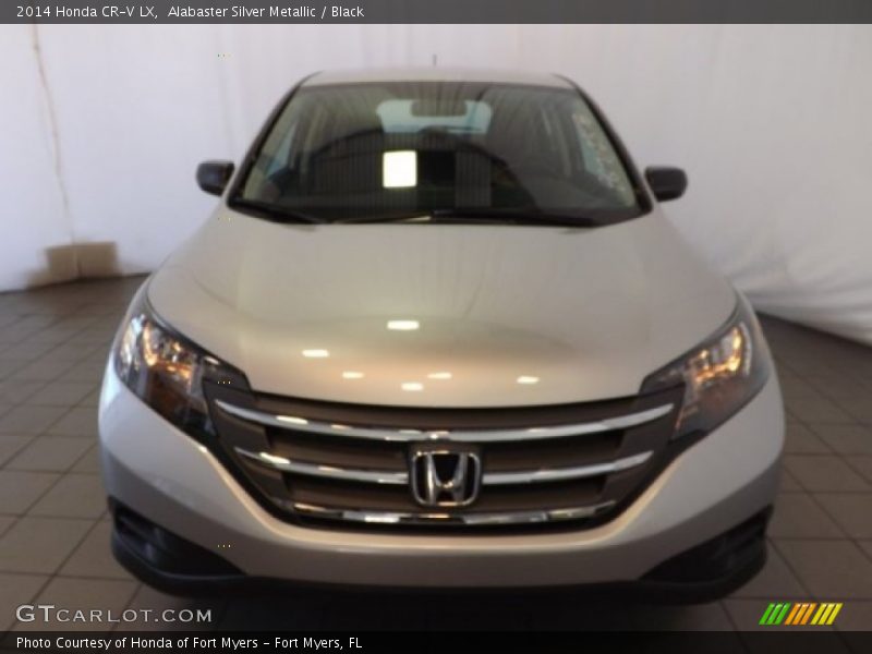 Alabaster Silver Metallic / Black 2014 Honda CR-V LX