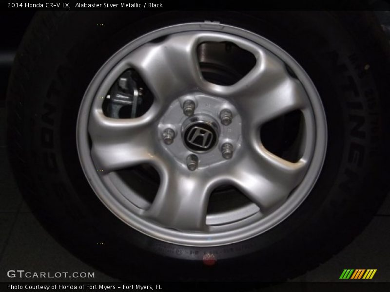Alabaster Silver Metallic / Black 2014 Honda CR-V LX