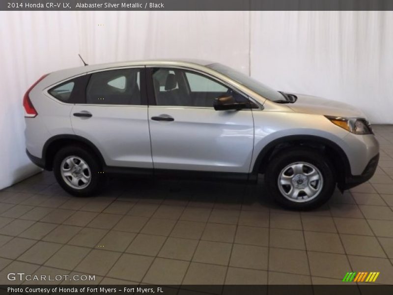 Alabaster Silver Metallic / Black 2014 Honda CR-V LX