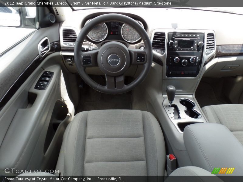 Bright Silver Metallic / Dark Graystone/Medium Graystone 2012 Jeep Grand Cherokee Laredo