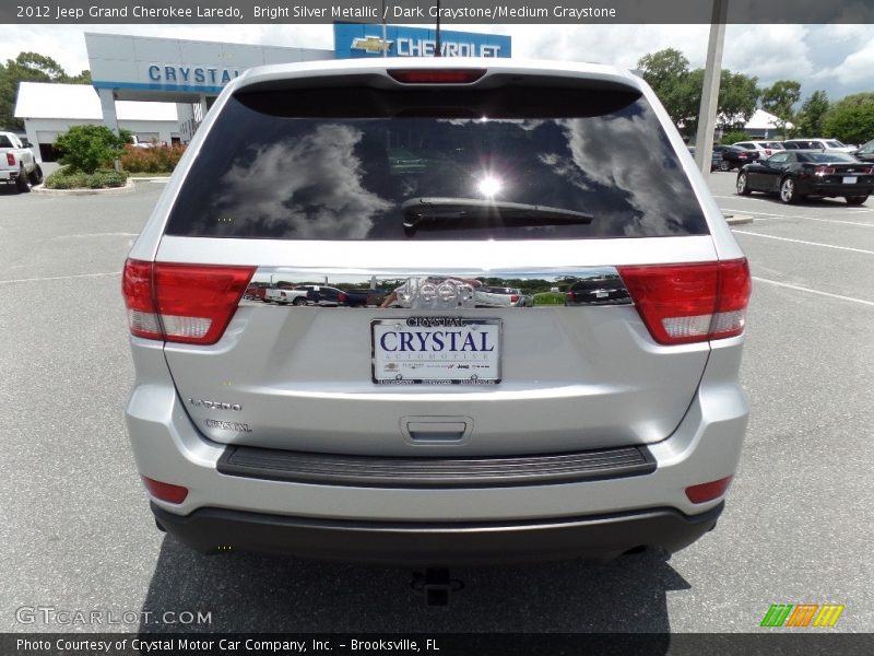 Bright Silver Metallic / Dark Graystone/Medium Graystone 2012 Jeep Grand Cherokee Laredo