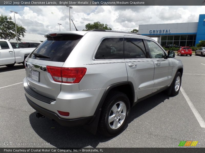 Bright Silver Metallic / Dark Graystone/Medium Graystone 2012 Jeep Grand Cherokee Laredo