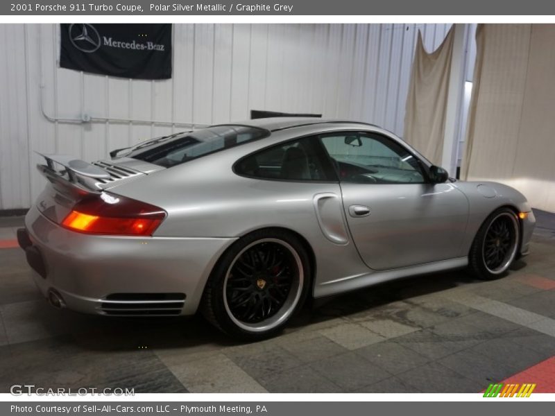 Polar Silver Metallic / Graphite Grey 2001 Porsche 911 Turbo Coupe