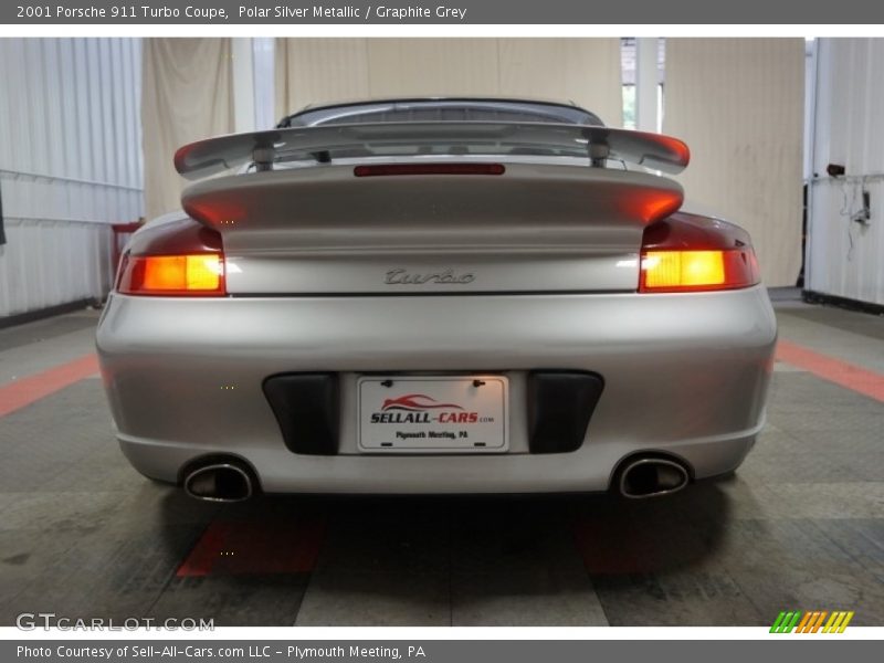 Polar Silver Metallic / Graphite Grey 2001 Porsche 911 Turbo Coupe