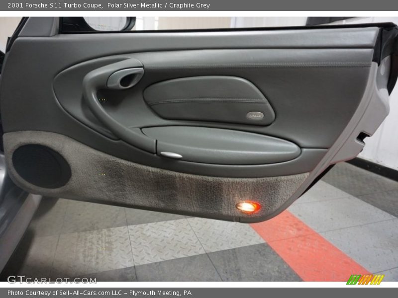 Polar Silver Metallic / Graphite Grey 2001 Porsche 911 Turbo Coupe