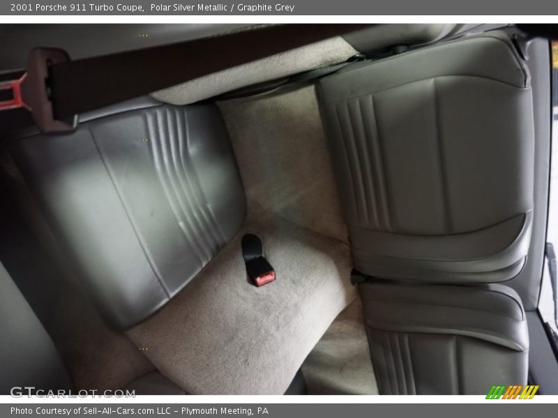 Polar Silver Metallic / Graphite Grey 2001 Porsche 911 Turbo Coupe