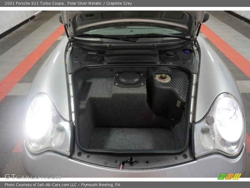 Polar Silver Metallic / Graphite Grey 2001 Porsche 911 Turbo Coupe