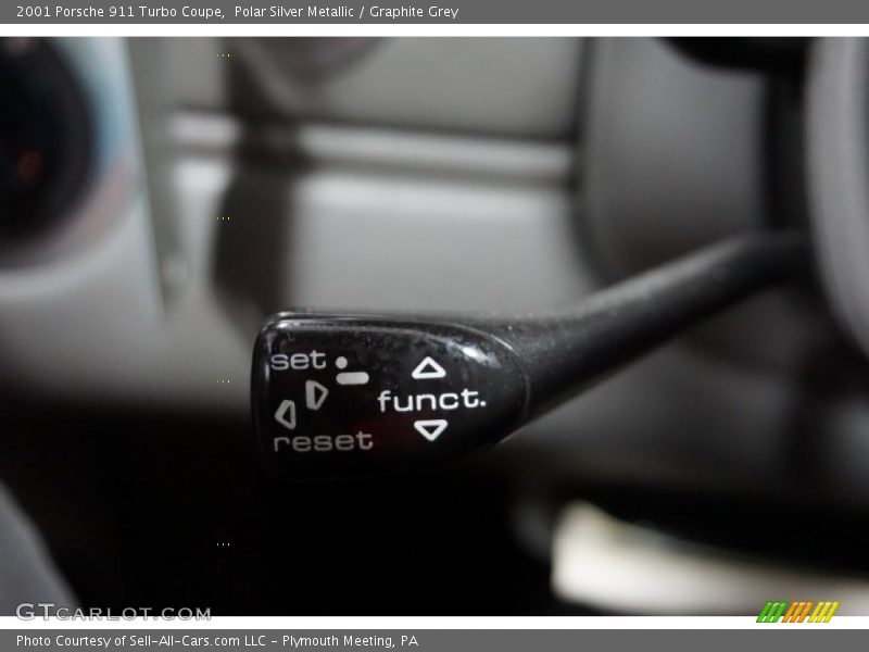 Polar Silver Metallic / Graphite Grey 2001 Porsche 911 Turbo Coupe