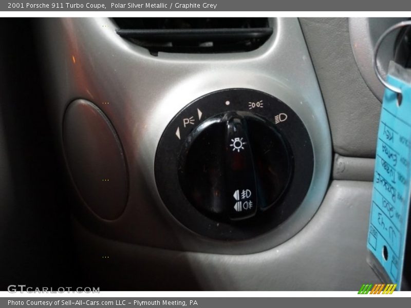 Polar Silver Metallic / Graphite Grey 2001 Porsche 911 Turbo Coupe
