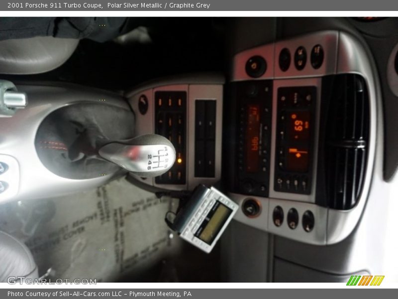 Polar Silver Metallic / Graphite Grey 2001 Porsche 911 Turbo Coupe