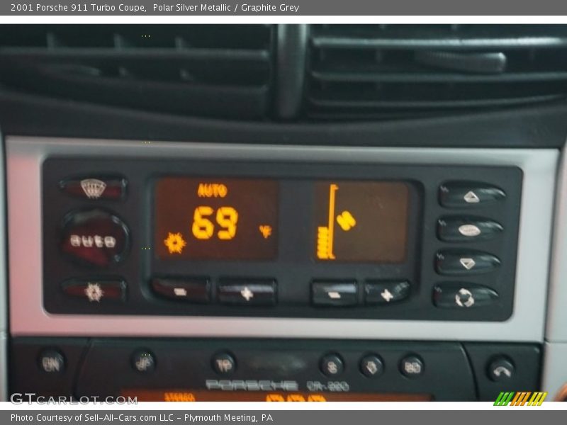 Polar Silver Metallic / Graphite Grey 2001 Porsche 911 Turbo Coupe