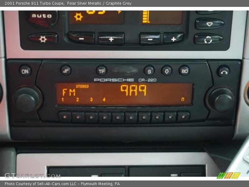 Polar Silver Metallic / Graphite Grey 2001 Porsche 911 Turbo Coupe