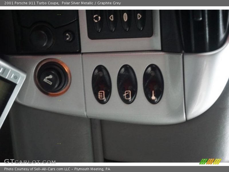 Polar Silver Metallic / Graphite Grey 2001 Porsche 911 Turbo Coupe