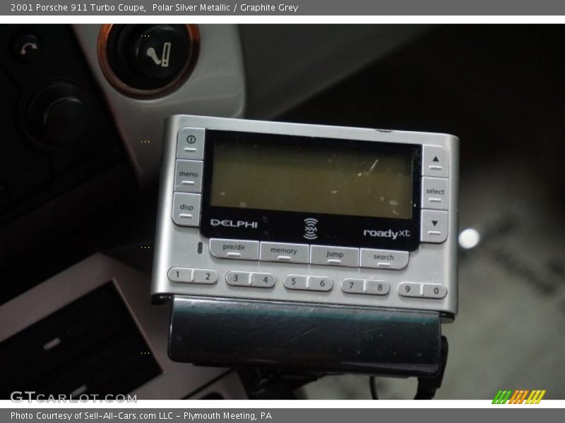Polar Silver Metallic / Graphite Grey 2001 Porsche 911 Turbo Coupe
