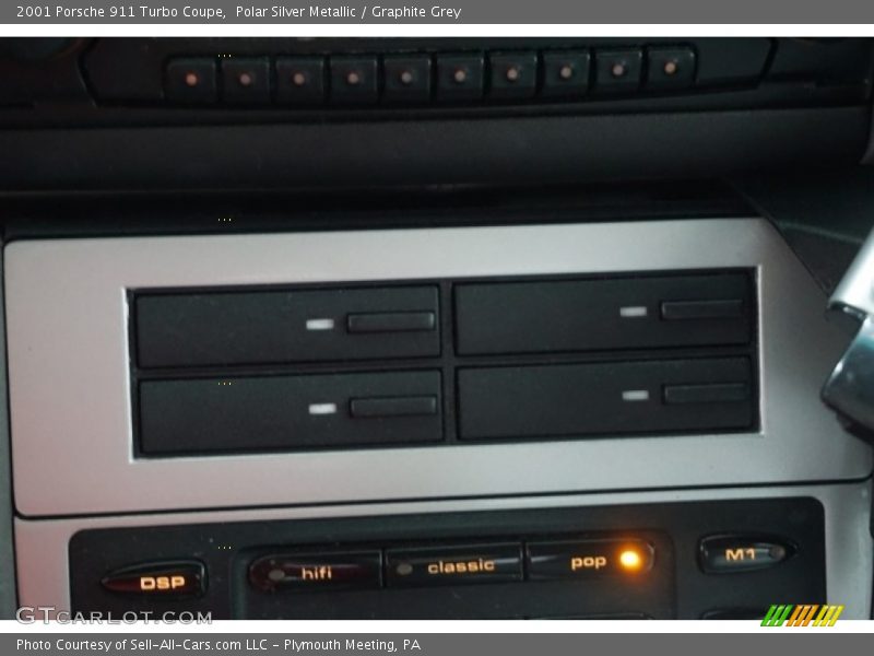 Polar Silver Metallic / Graphite Grey 2001 Porsche 911 Turbo Coupe