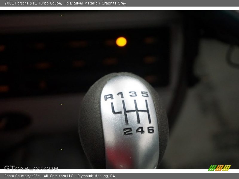 Polar Silver Metallic / Graphite Grey 2001 Porsche 911 Turbo Coupe