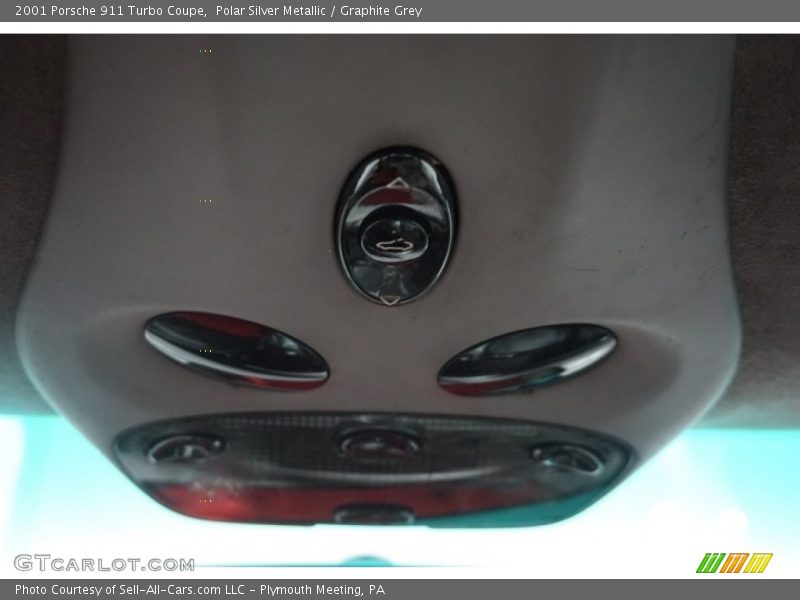 Polar Silver Metallic / Graphite Grey 2001 Porsche 911 Turbo Coupe