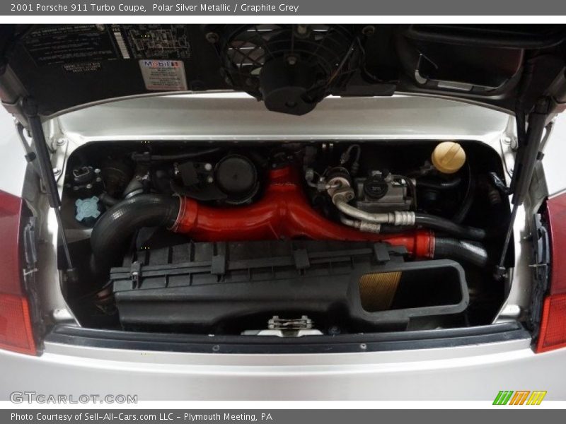 Polar Silver Metallic / Graphite Grey 2001 Porsche 911 Turbo Coupe
