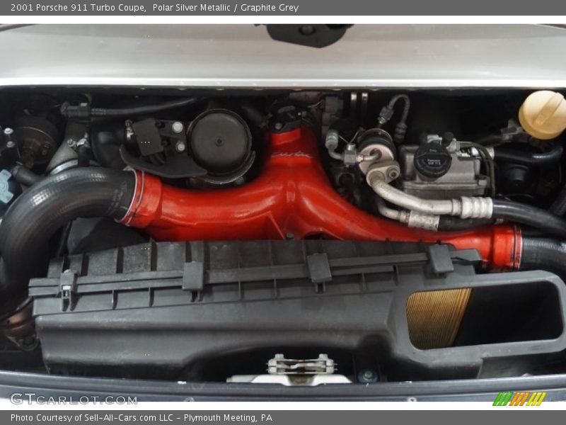 Polar Silver Metallic / Graphite Grey 2001 Porsche 911 Turbo Coupe