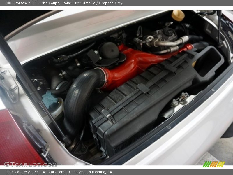 Polar Silver Metallic / Graphite Grey 2001 Porsche 911 Turbo Coupe