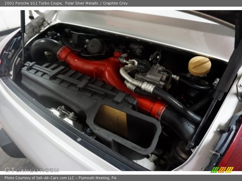 Polar Silver Metallic / Graphite Grey 2001 Porsche 911 Turbo Coupe
