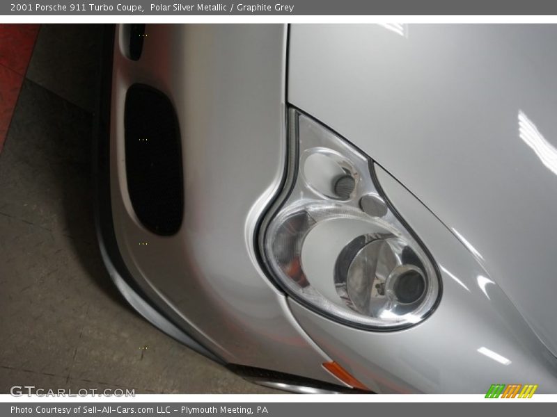 Polar Silver Metallic / Graphite Grey 2001 Porsche 911 Turbo Coupe