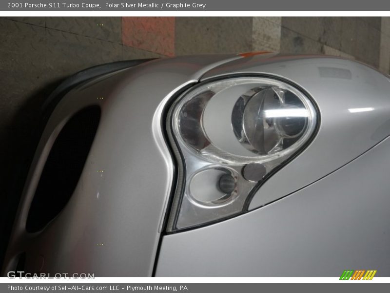 Polar Silver Metallic / Graphite Grey 2001 Porsche 911 Turbo Coupe