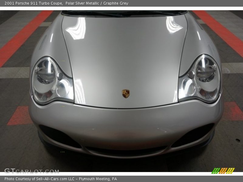 Polar Silver Metallic / Graphite Grey 2001 Porsche 911 Turbo Coupe