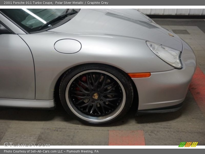 Polar Silver Metallic / Graphite Grey 2001 Porsche 911 Turbo Coupe