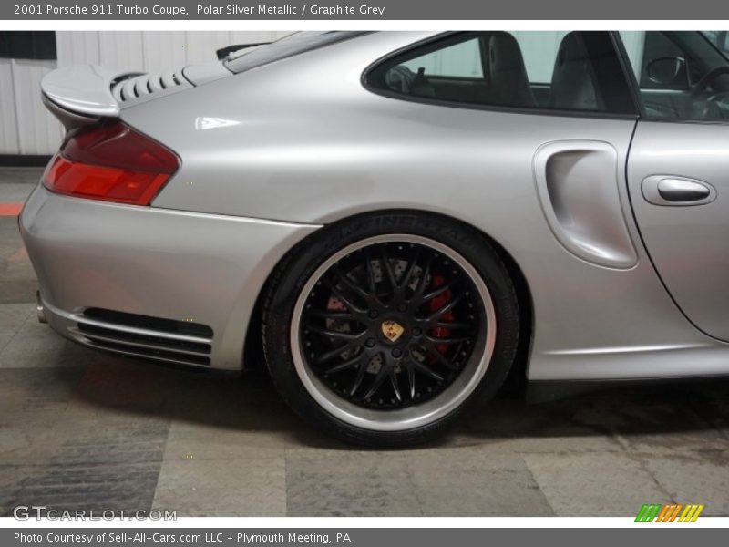 Polar Silver Metallic / Graphite Grey 2001 Porsche 911 Turbo Coupe