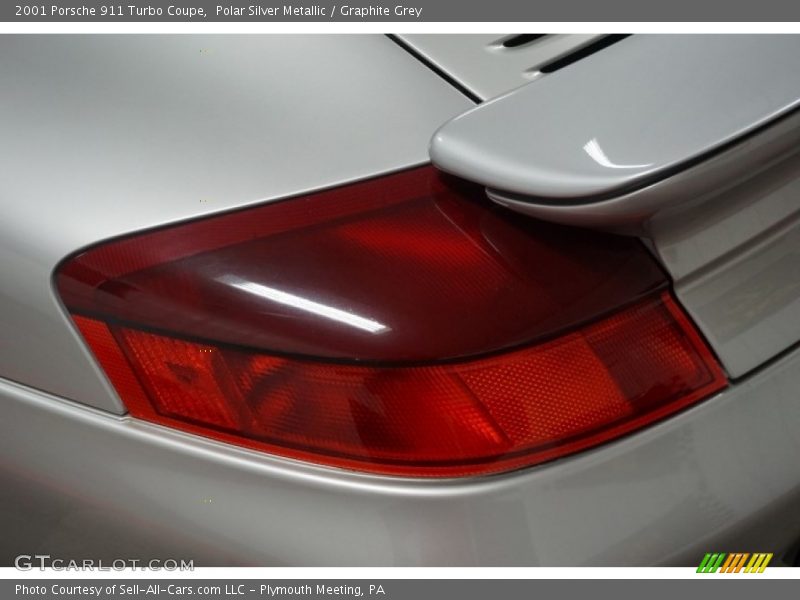 Polar Silver Metallic / Graphite Grey 2001 Porsche 911 Turbo Coupe