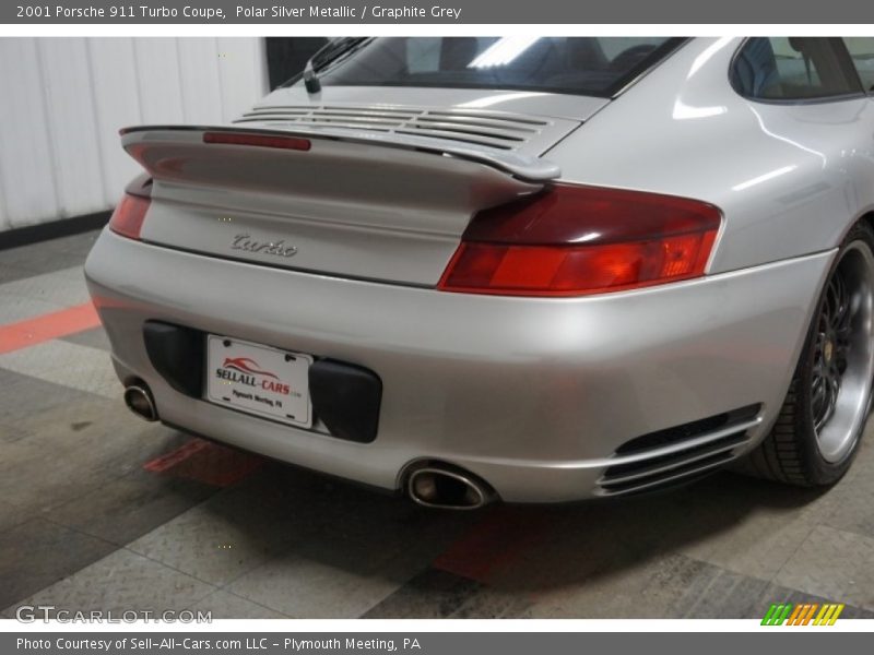 Polar Silver Metallic / Graphite Grey 2001 Porsche 911 Turbo Coupe
