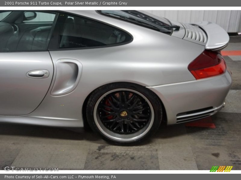 Polar Silver Metallic / Graphite Grey 2001 Porsche 911 Turbo Coupe