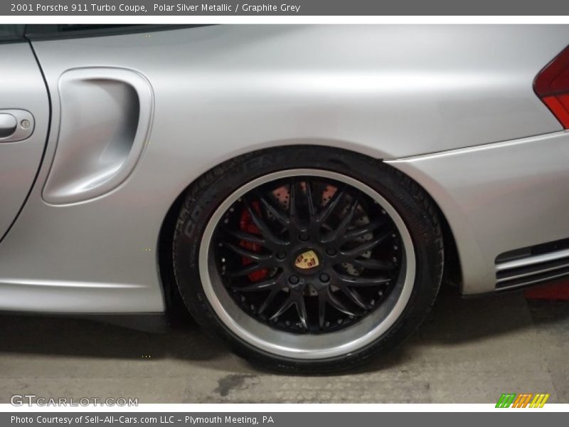 Polar Silver Metallic / Graphite Grey 2001 Porsche 911 Turbo Coupe