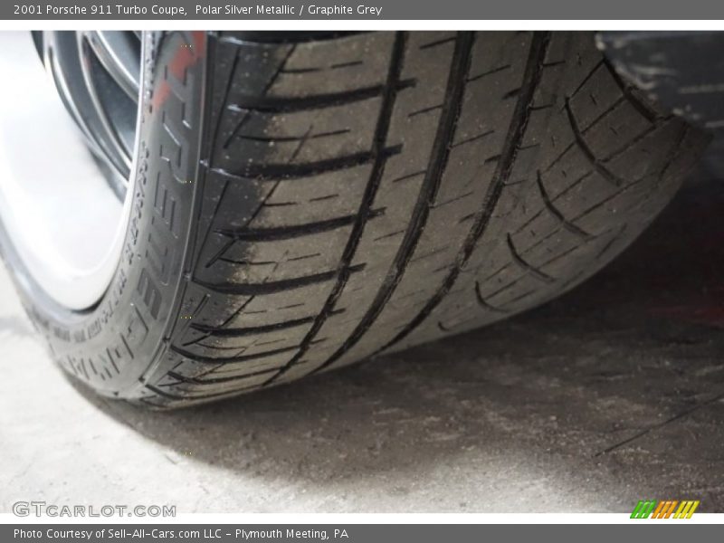 Polar Silver Metallic / Graphite Grey 2001 Porsche 911 Turbo Coupe