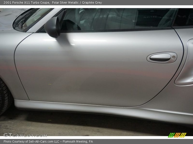 Polar Silver Metallic / Graphite Grey 2001 Porsche 911 Turbo Coupe