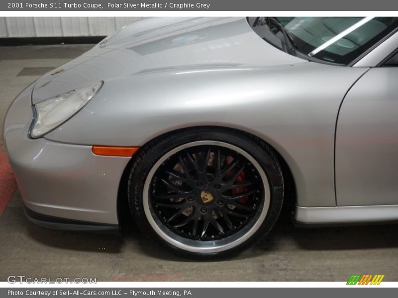 Polar Silver Metallic / Graphite Grey 2001 Porsche 911 Turbo Coupe