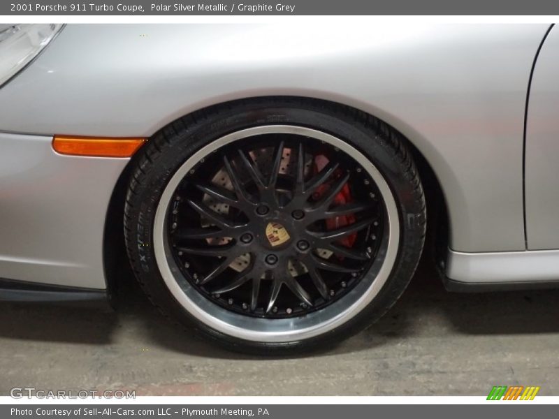 Polar Silver Metallic / Graphite Grey 2001 Porsche 911 Turbo Coupe