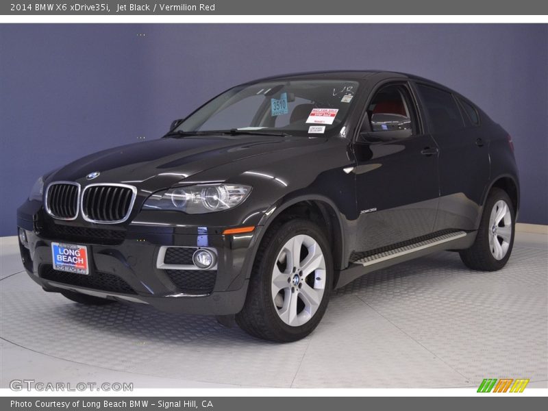 Jet Black / Vermilion Red 2014 BMW X6 xDrive35i