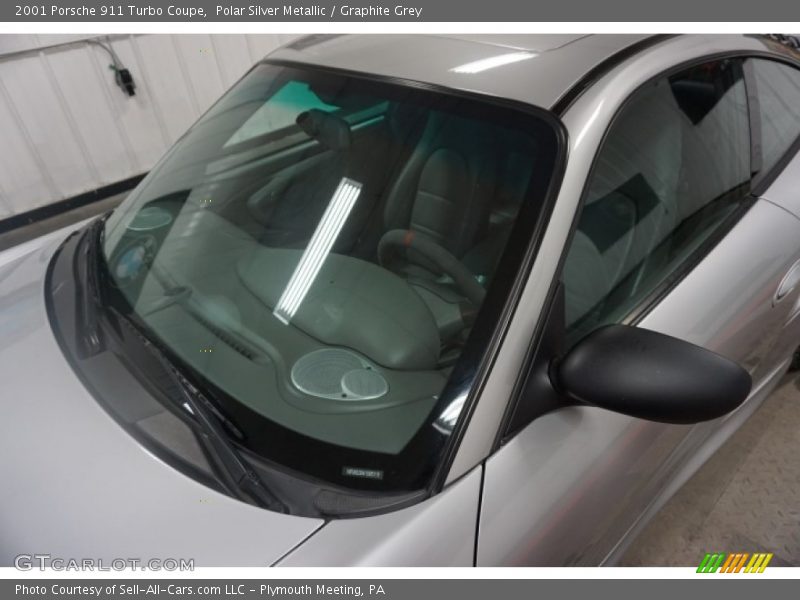 Polar Silver Metallic / Graphite Grey 2001 Porsche 911 Turbo Coupe