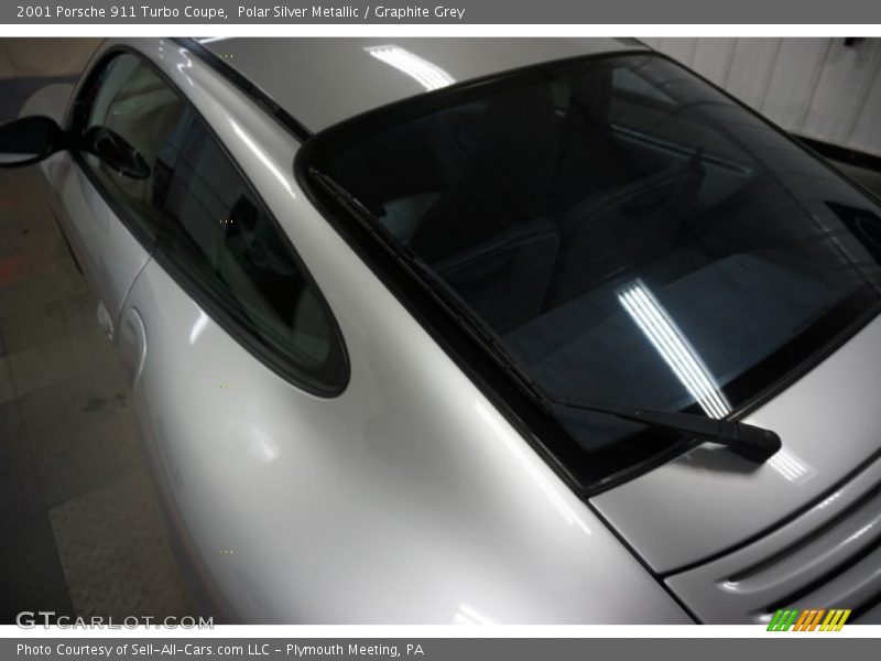 Polar Silver Metallic / Graphite Grey 2001 Porsche 911 Turbo Coupe