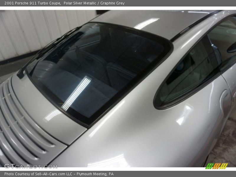 Polar Silver Metallic / Graphite Grey 2001 Porsche 911 Turbo Coupe