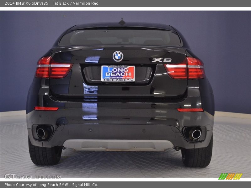 Jet Black / Vermilion Red 2014 BMW X6 xDrive35i