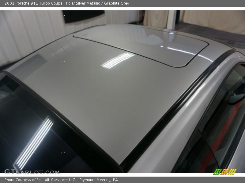 Polar Silver Metallic / Graphite Grey 2001 Porsche 911 Turbo Coupe