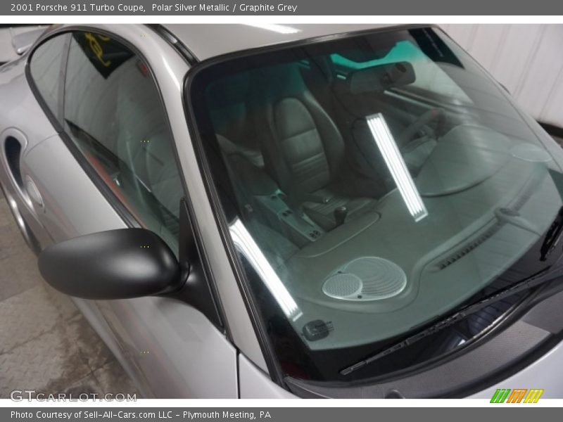 Polar Silver Metallic / Graphite Grey 2001 Porsche 911 Turbo Coupe