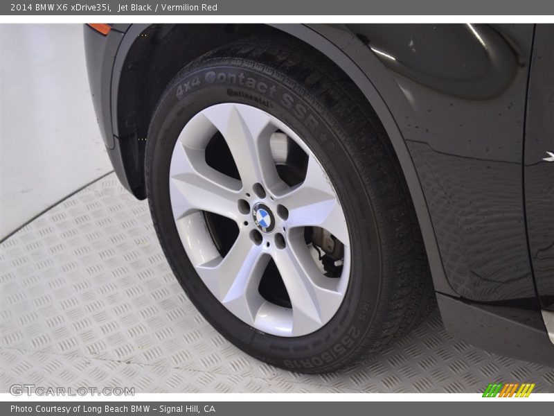 Jet Black / Vermilion Red 2014 BMW X6 xDrive35i