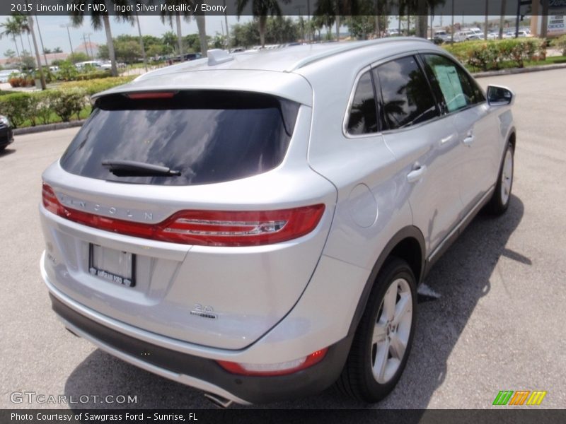 Ingot Silver Metallic / Ebony 2015 Lincoln MKC FWD
