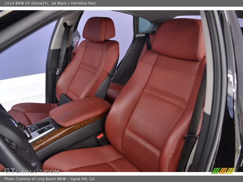 Jet Black / Vermilion Red 2014 BMW X6 xDrive35i